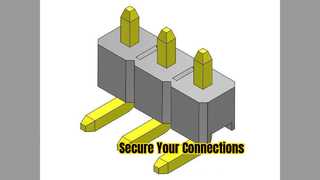 ขั้วต่อหัวเข็มมุมขวา 2.54มม