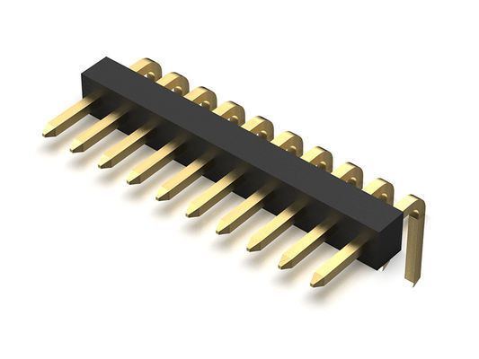 หัวต่อพิน 1.0 มม. แถวเดียวมุมฉาก TYPE 1*2PIN ถึง 1*40PIN H=1.0 มม.
