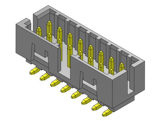 ตัวเชื่อมต่อส่วนหัวของกล่อง 2.00 มม. ตัวเชื่อมต่อส่วนหัวของ SMT 2AMP 2 * 5-2 * 25 พิน