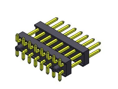 หัวต่อพิน 2.54 มม. สองแถว SMT TYPE พร้อมหมุด 2 * 2PIN ถึง 2 * 40PIN
