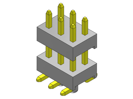 หัวต่อพิน 2.54 มม. สองแถว SMT TYPE พร้อมหมุด 2 * 2PIN ถึง 2 * 40PIN