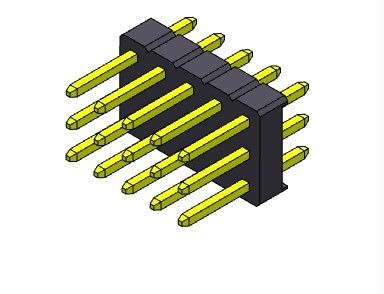 หัวต่อพิน 2.54 มม. สามแถว ประเภท DIP 3*2PIN ถึง 3*40PIN H=2.54 มม.