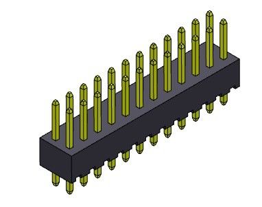หัวต่อพิน 2.54 มม. สองแถว ประเภทกรมทรัพย์สินทางปัญญา 2*2PIN ถึง 2*40PIN H = 4.3 มม.