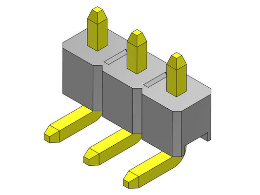 หัวต่อพิน 2.54 มม. แถวเดียว R/A TYPE 1*2PIN ถึง 1*40PIN H=2.54MM