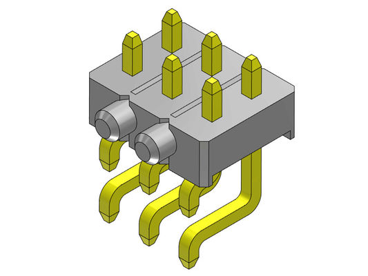 หัวต่อพิน 2.54 มม. แถวเดี่ยวประเภท SMT พร้อมหมุด 2 * 2PIN ถึง 2 * 40PIN H = 2.54 มม.