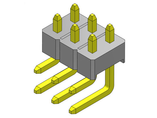 หัวต่อพิน 2.54 มม. แถวเดียว R/A TYPE 2*2PIN ถึง 2*40PIN H=2.54MM