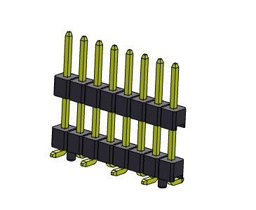 หัวต่อพิน 2.54 มม. สองแถว SMT TYPE พร้อมหมุด 1 * 2PIN ถึง 1 * 40PIN H = 2.54 มม.