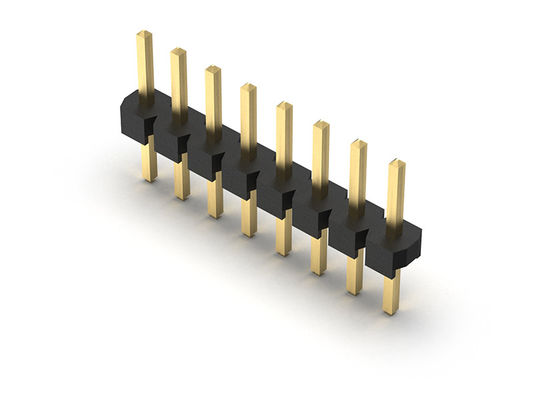 ขั้วต่อหัวเข็ม 2.00 มม. แถวเดียว ประเภทจุ่ม 1*2PIN ถึง 1*40PIN H=2.00MM