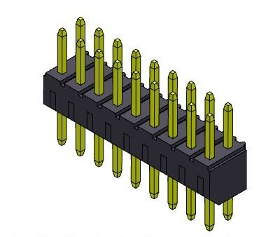 ตัวเชื่อมต่อส่วนหัว PCB 2.00 มม. ประเภทจุ่มสองแถว 2 * 2PIN ถึง 2 * 40PIN H = 4.00 มม.