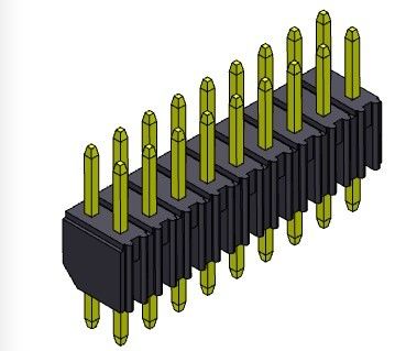 ตัวเชื่อมต่อส่วนหัว PCB 2.00 มม. ประเภทจุ่มสองแถว 2 * 2PIN ถึง 2 * 40PIN H = 4.00 มม.