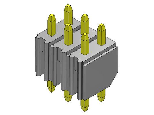 ตัวเชื่อมต่อส่วนหัว PCB 2.00 มม. ประเภทจุ่มสองแถว 2 * 2PIN ถึง 2 * 40PIN H = 4.00 มม.