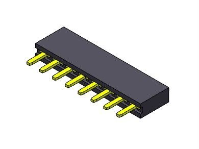 ตัวเชื่อมต่อส่วนหัว PCB 2.54 มม. ตัวเชื่อมต่อประเภทจุ่มแถวเดียว 1 * 2PIN ถึง 1 * 40PIN