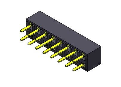 หัวต่อตัวเมีย 2.54 มม. แบบจุ่มสองแถว 2 * 2PIN ถึง 2 * 40PIN H = 5.00 มม.