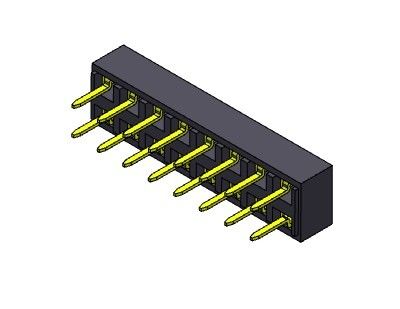 หัวต่อตัวเมีย 2.54 มม. แบบจุ่มสองแถว 2 * 2PIN ถึง 2 * 40PIN H = 3.50 มม.