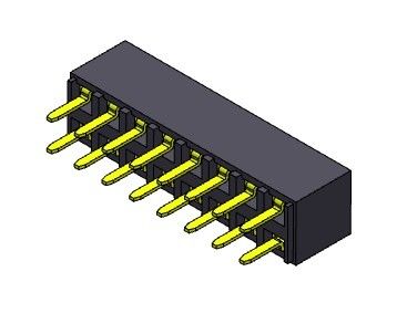 หัวต่อตัวเมีย 2.54 มม. แบบจุ่มสองแถว 2 * 2PIN ถึง 2 * 40PIN H = 5.60 มม.
