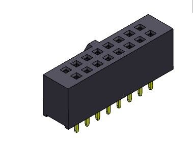 ประเภทจุ่มสองแถว 2.54 มม. ส่วนหัวของตัวเมีย 2 * 2PIN ถึง 2 * 40PIN