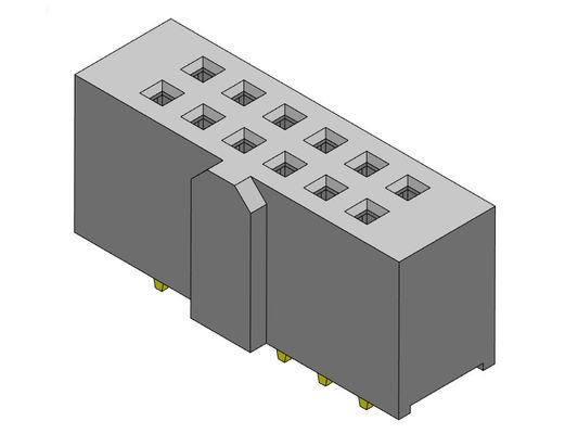 ประเภทจุ่มสองแถว 2.54 มม. ส่วนหัวของตัวเมีย 2 * 2PIN ถึง 2 * 40PIN