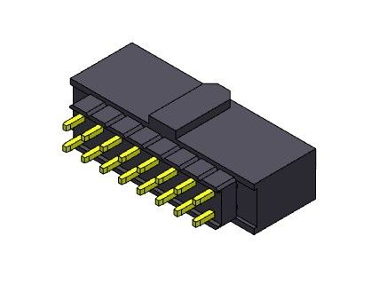 2 * 2PIN ถึง 2 * 40PIN ส่วนหัวหญิง 2.54 มม. สองแถวกดพอดีแบบกด