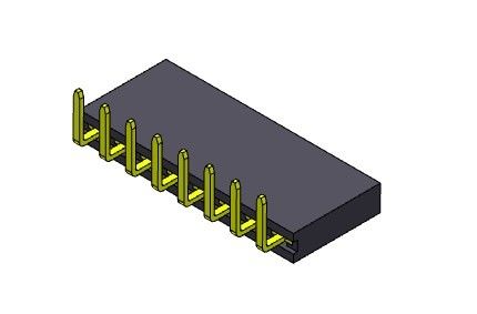 หัวต่อตัวเมีย 2.54 มม. มุมขวาจุ่มประเภท 1 * 2PIN ถึง 1 * 40PIN H = 8.50 มม.