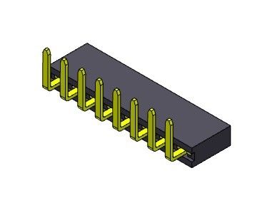 หัวต่อตัวเมีย 2.54 มม. มุมขวาจุ่มประเภท 1 * 2PIN ถึง 1 * 40PIN H = 5.70 มม.