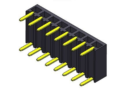 ขั้วต่อจุ่มเข้าแถวเดี่ยว 2.54 มม. ประเภท 1 * 2PIN ถึง 1 * 40PIN H = 3.40 มม.