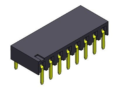 ขั้วต่อจุ่มเข้าแถวเดี่ยว 2.54 มม. ประเภท 1 * 2PIN ถึง 1 * 40PIN H = 3.40 มม.