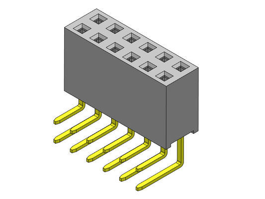 R / A Dip TYPE 2.54 มม. หัวต่อตัวเมีย 1 * 2PIN ถึง 1 * 40PIN H = 8.50 มม.