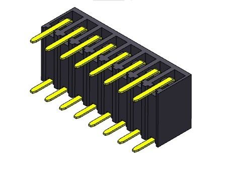 2 * 2PIN ถึง 2 * 40PIN หัวต่อ PCB หัวต่อ 2.54 มม. ประเภทรายการสองแถว