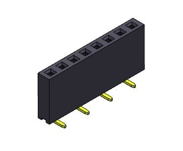 หัวต่อตัวเมีย 2.54 มม. แถวเดียว SMT TYPE 1 * 2PIN ถึง 1 * 40PIN H = 8.50 มม.
