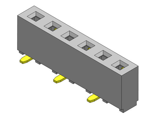 หัวต่อตัวเมีย 2.54 มม. แถวเดียว SMT TYPE 1 * 2PIN ถึง 1 * 40PIN H = 5.00 มม.