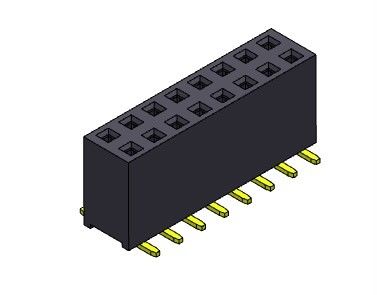 ขั้วต่อส่วนหัวของแผงวงจร SMT TYPE 2.54 มม. 2 * 2PIN ถึง 2 * 40PIN H = 8.50 มม.