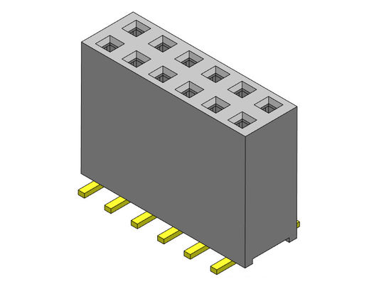 หัวต่อตัวเมีย 2.54 มม. สองแถว SMT TYPE 2 * 2PIN ถึง 2 * 40PIN H = 11.00 มม.