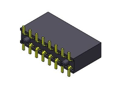 หัวต่อตัวเมีย 2.54 มม. สองแถว SMT TYPE 2 * 2PIN ถึง 2 * 40PIN H = 11.00 มม.