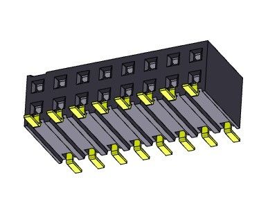 ตัวเชื่อมต่อส่วนหัว PCB 2.54 มม. ตัวเชื่อมต่อพื้นผิวแบบสองแถว 2 * 2PIN ถึง 2 * 40PIN