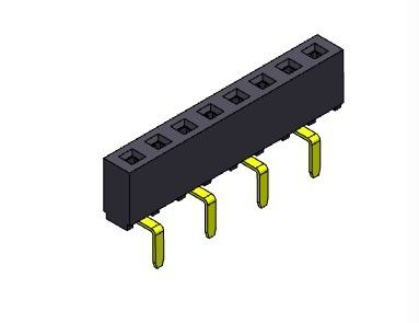 ตัวเชื่อมต่อส่วนหัวหญิง 2.54 มม. แถวเดียวประเภทรายการคู่ 1 * 2PIN ถึง 1 * 40PIN H = 5.00 มม.