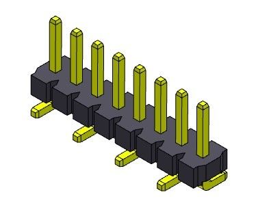 หัวต่อพิน 3.96 มม. แถวเดียว SMT TYPE 1*2PIN ถึง 1*24PIN H=3.18MM
