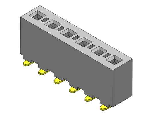 3.96 มม. หัวต่อ SMT PCB สองแถว 2 * 2PIN ถึง 2 * 24PIN H 8.89 มม.