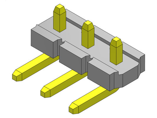 หัวต่อพิน 5.08 มม. แถวเดียว R/A TYPE 1*2PIN ถึง 1*20PIN H=2.54MM
