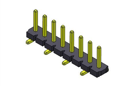 หัวต่อพิน 5.08 มม. แถวเดียว SMT TYPE 1*2PIN ถึง 1*20PIN H=2.54MM