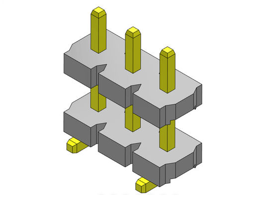 หัวต่อพิน 5.08 มม. กองแถวเดียวตรง SMT TYPE 1 * 2PIN ถึง 1 * 20PIN
