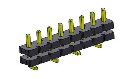 หัวต่อพิน 5.08 มม. กองแถวเดียวตรง SMT TYPE 1 * 2PIN ถึง 1 * 20PIN