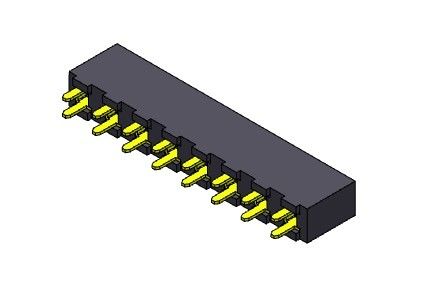 หัวต่อตัวเมีย 5.08 มม. ประเภทกรมทรัพย์สินทางปัญญาแถวเดียว 1 * 2PIN ถึง 1 * 20PIN H = 8.90 มม.