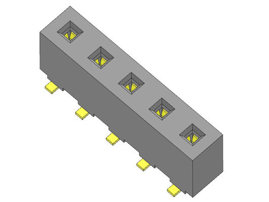 หัวต่อตัวเมีย 5.08 มม. แถวเดี่ยว SMT TYPE 1 * 2PIN ถึง 1 * 20PIN H = 8.90 มม.