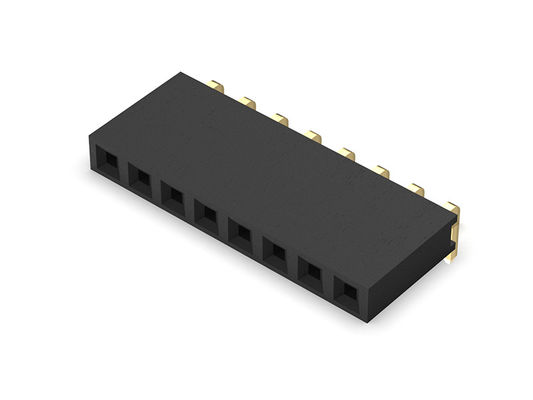 หัวต่อตัวเมีย 2.00 มม. แถวเดียว R/A Dip TYPE 1*2PIN ถึง 1*40PIN H=6.35 มม.