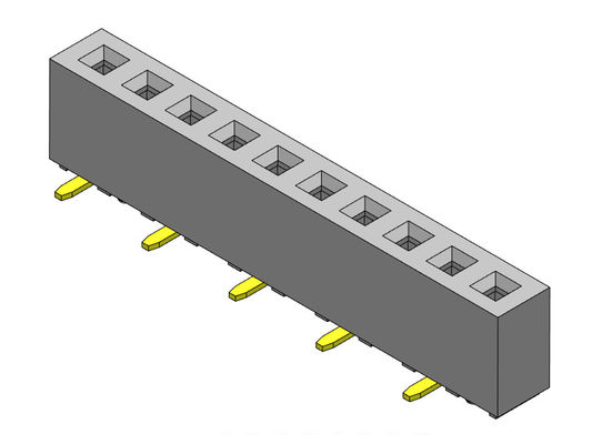 2.00 มม. แถวเดียว SMT TYPE PCB Header Connector 1 * 2PIN ถึง 1 * 40PIN H = 4.30 มม.