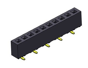 2.00 มม. แถวเดียว SMT TYPE PCB Header Connector 1 * 2PIN ถึง 1 * 40PIN H = 4.30 มม.