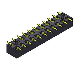 2 * 2PIN ถึง 2 * 40PIN PCB Header Connector Surface Mount ส่วนหัวหญิง 2.00 มม.