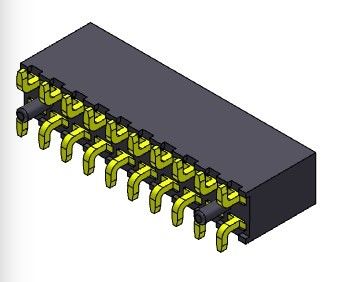 หัวต่อตัวเมีย 2.00 มม. สองแถว SMT TYPE 2 * 2PIN ถึง 2 * 40PIN H = 6.35 มม.