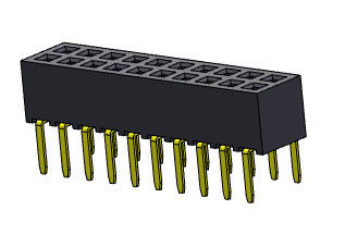 DIP TYPE Pin Female Header Connector ตัวเมีย Header Socket 2.00mm Dual Row