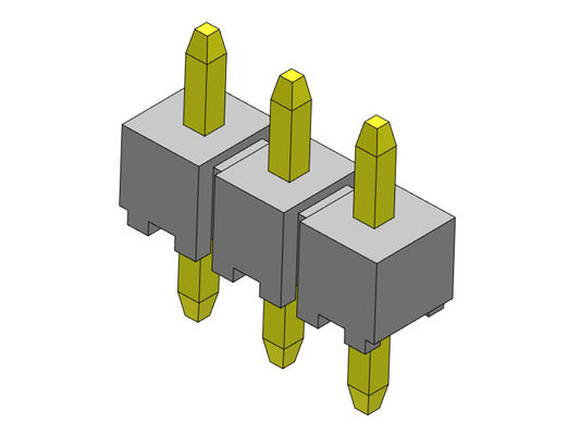 ขั้วต่อหัวเข็ม 2.00 มม. แถวเดียว ประเภทจุ่ม 1*2PIN ถึง 1*40PIN H=2.00MM